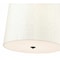 Z-Lite Weston Pendant, 6-Light, 24 In.W x 24 In.H, Matte Black/Cream 3502P24-MB - alternate 8